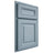 Shiloh Cabinetry Partial Overlay Kendall White Oak Rift Cut Sky Door