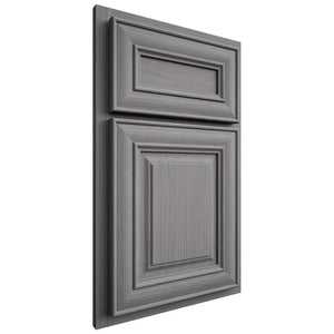 Shiloh Cabinetry Partial Overlay Kendall White Oak Rift Cut Sterling Door