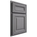 Shiloh Cabinetry Partial Overlay Kendall White Oak Rift Cut Sterling Door