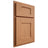 Shiloh Cabinetry Partial Overlay Lancaster Cherry Plain Cut Natural Door