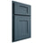 Shiloh Cabinetry Partial Overlay Lancaster Hickory Plain Cut Hudson Door