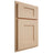 Shiloh Cabinetry Partial Overlay Lancaster Maple Plain Cut Natural Door