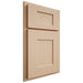 Shiloh Cabinetry Partial Overlay Lancaster Maple Plain Cut Natural Door