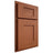 Shiloh Cabinetry Partial Overlay Lancaster Maple Plain Cut Spice Door