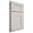 Shiloh Cabinetry Partial Overlay Lancaster Paintable Beige Door