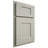 Shiloh Cabinetry Partial Overlay Lancaster Paintable Clary Sage Door
