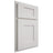 Shiloh Cabinetry Partial Overlay Lancaster Paintable Soft White Door
