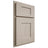 Shiloh Cabinetry Partial Overlay Lancaster Poplar Plain Cut Seagull Door