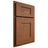 Shiloh Cabinetry Partial Overlay Lancaster Red Oak Plain Cut Braun Door