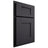 Shiloh Cabinetry Partial Overlay Lancaster White Oak Plain Cut Harbor Door