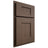 Shiloh Cabinetry Partial Overlay Lancaster White Oak Rift Cut Mineral Door