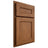 Shiloh Cabinetry Partial Overlay Landes Cherry Plain Cut Coffee Door