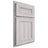 Shiloh Cabinetry Partial Overlay Landes Hickory Plain Cut Cotton Door