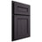 Shiloh Cabinetry Partial Overlay Landes Hickory Plain Cut Harbor Door