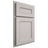 Shiloh Cabinetry Partial Overlay Landes Paintable Amazing Gray Door