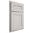 Shiloh Cabinetry Partial Overlay Landes Paintable Beige Door