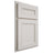 Shiloh Cabinetry Partial Overlay Landes Paintable Eggshell Door