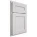 Shiloh Cabinetry Partial Overlay Landes Paintable Polar Door