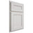 Shiloh Cabinetry Partial Overlay Landes Paintable Soft White Door