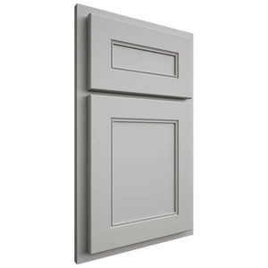 Shiloh Cabinetry Partial Overlay Landes Paintable Unusual Gray Door