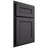 Shiloh Cabinetry Partial Overlay Landes Poplar Plain Cut Cadet Door