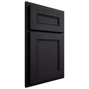 Shiloh Cabinetry Partial Overlay Landes Poplar Plain Cut Harbor Door