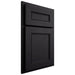 Shiloh Cabinetry Partial Overlay Landes Poplar Plain Cut Harbor Door