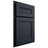 Shiloh Cabinetry Partial Overlay Landes Poplar Plain Cut Hudson Door