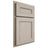 Shiloh Cabinetry Partial Overlay Landes Poplar Plain Cut Seagull Door