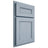 Shiloh Cabinetry Partial Overlay Landes Poplar Plain Cut Sky Door