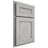 Shiloh Cabinetry Partial Overlay Landes Poplar Plain Cut Stratus Door