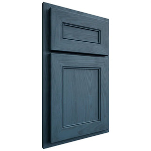 Shiloh Cabinetry Partial Overlay Landes Red Oak Plain Cut Hudson Door