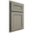 Shiloh Cabinetry Partial Overlay Landes Red Oak Plain Cut Thyme Door