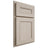 Shiloh Cabinetry Partial Overlay Landes Walnut Plain Cut Seagull Door