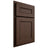 Shiloh Cabinetry Partial Overlay Landes White Oak Plain Cut Braun Door