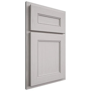 Shiloh Cabinetry Partial Overlay Landes White Oak Plain Cut Cotton Door