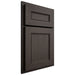 Shiloh Cabinetry Partial Overlay Landes White Oak Plain Cut Creekside Door