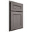 Shiloh Cabinetry Partial Overlay Landes White Oak Plain Cut Flagstone Door