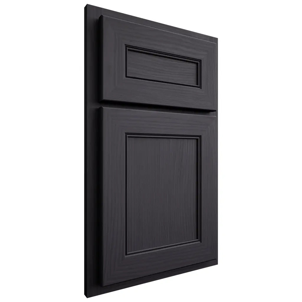 Shiloh Cabinetry Partial Overlay Landes White Oak Plain Cut Harbor Door