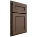 Shiloh Cabinetry Partial Overlay Landes White Oak Plain Cut Mineral Door