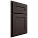 Shiloh Cabinetry Partial Overlay Landes White Oak Plain Cut Morel Door