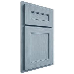 Shiloh Cabinetry Partial Overlay Landes White Oak Plain Cut Sky Door
