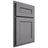 Shiloh Cabinetry Partial Overlay Landes White Oak Plain Cut Sterling Door