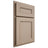 Shiloh Cabinetry Partial Overlay Landes White Oak Plain Cut Straw Door