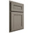 Shiloh Cabinetry Partial Overlay Landes White Oak Plain Cut Thyme Door