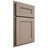 Shiloh Cabinetry Partial Overlay Landes White Oak Plain Cut Whitewash Door