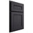 Shiloh Cabinetry Partial Overlay Landes White Oak Quarter Sawn Harbor Door