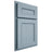 Shiloh Cabinetry Partial Overlay Landes White Oak Quarter Sawn Sky Door