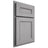 Shiloh Cabinetry Partial Overlay Landes White Oak Quarter Sawn Stratus Door