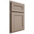 Shiloh Cabinetry Partial Overlay Landes White Oak Quarter Sawn Whitewash Door